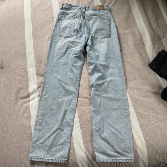 EUC We The Free Pacifica Light Wash High Rise Straight Leg Jeans Sz 27 - Picture 7 of 10